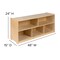 Flash Furniture Wooden 5 Section School Classroom Storage Cabinet MK-STRG006-GG - alternate 2